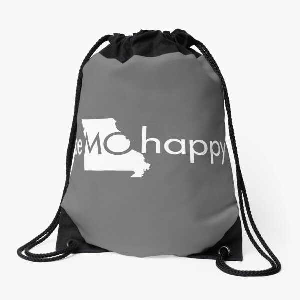 be MO happy Drawstring Bag