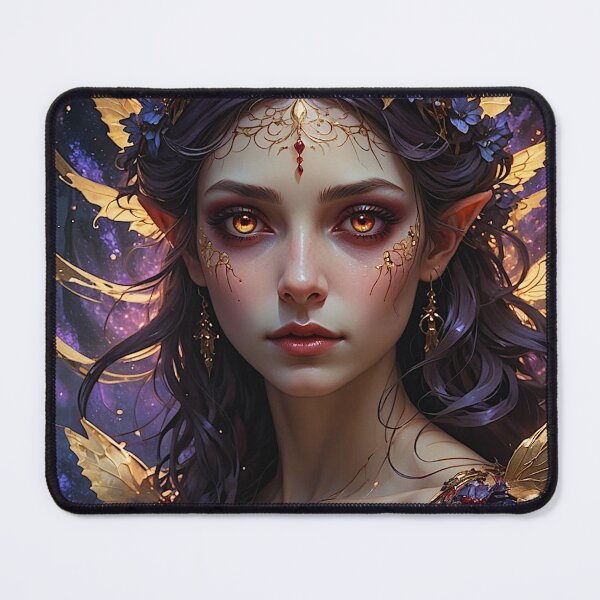 Item preview, Pretty Floral Elf Girl designed and sold by mandalahaze.