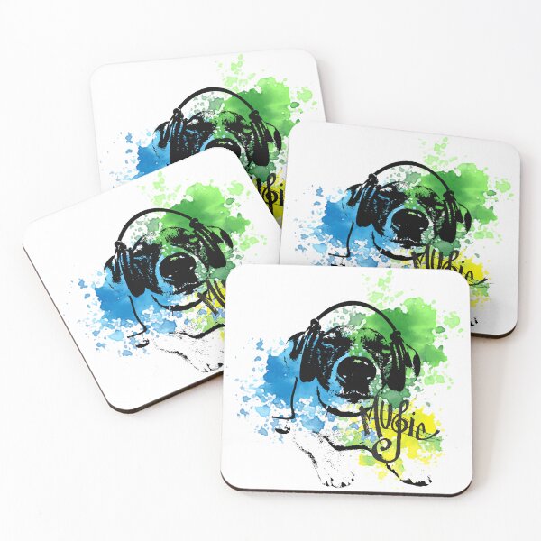 Item preview, Dog Enjoying the Tunes designed and sold by PURNOMATRA.