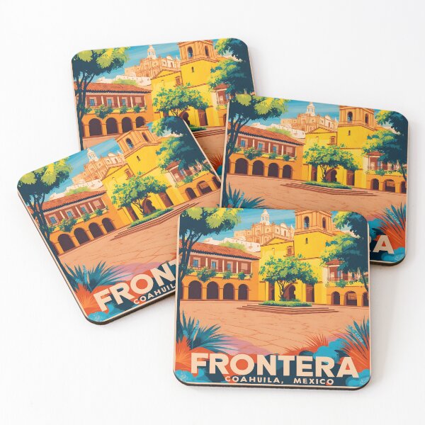 Item preview, Frontera Coahuila Mexico Mexico Vintage Travel Tourism designed and sold by TravelersGems.