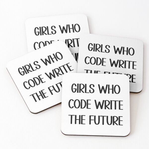Item preview, Girls Who Code Write The Future designed and sold by Spike The Punch Design Co..