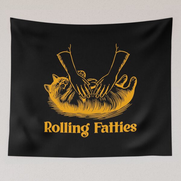 Item preview, Rolling Fatties Cat designed and sold by badreeder.