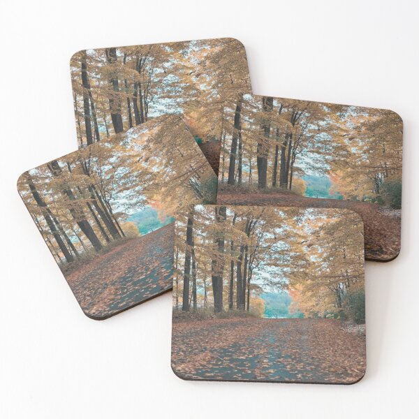 Item preview, Leaf-Covered Country Road in Autumn  designed and sold by CountyKent.