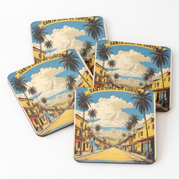 Item preview, Santa Cruz de Lorica Colombia Retro Vintage Poster Tourism  designed and sold by TravelersGems.