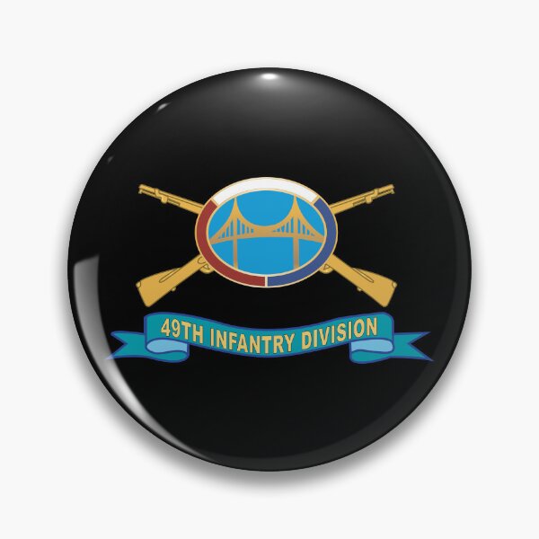 Item preview, 49th Infantry Division -  HQ Headquarters - w Br - DUI - Ribbon X 300 designed and sold by Military Insignia Products.