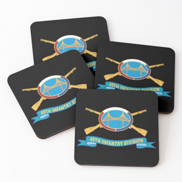 Item preview, 49th Infantry Division -  HQ Headquarters - w Br - DUI - Ribbon X 300 designed and sold by Military Insignia Products.