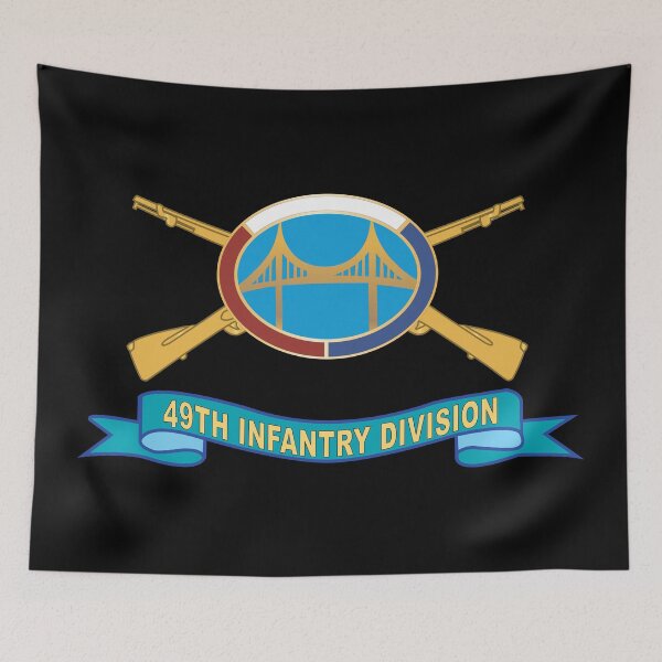 Item preview, 49th Infantry Division -  HQ Headquarters - w Br - DUI - Ribbon X 300 designed and sold by Military Insignia Products.