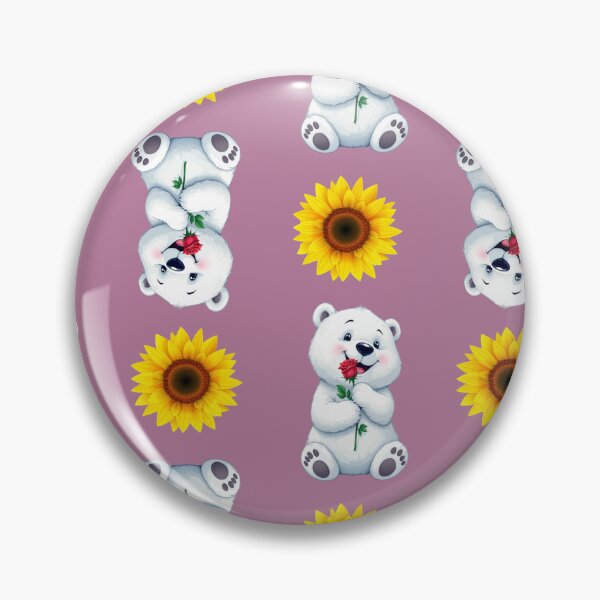 Item preview, Bears and Sunflowers Pattern designed and sold by Grang Art Artistic Designs.