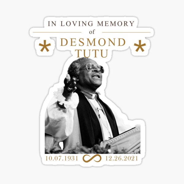 Artikel-Vorschau von In liebevoller Erinnerung an Desmond Tutu, designt und verkauft von eeternalrestt.