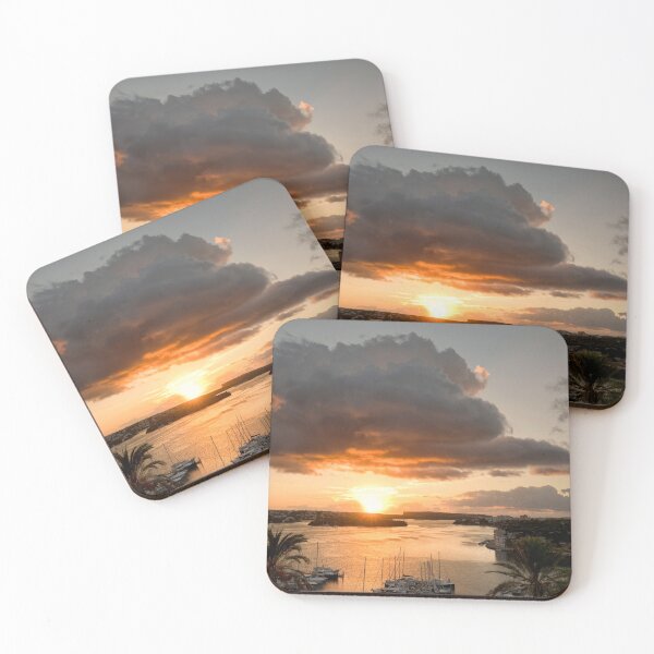 Item preview, Menorca Sunrise over Mahon Harbour designed and sold by Violaman.