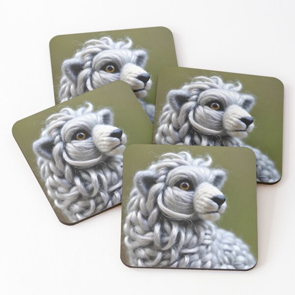 Item preview, A Wooly Sculpture of a Small Lion designed and sold by masabo.