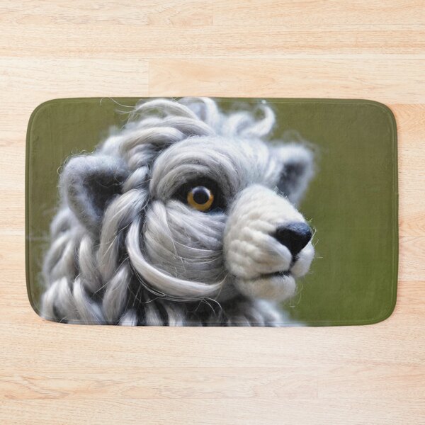 Item preview, A Wooly Sculpture of a Small Lion designed and sold by masabo.