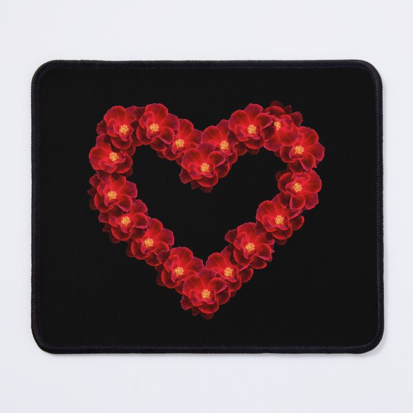 Item preview, Red roses in a heart shape designed and sold by KRFNatureGifts.
