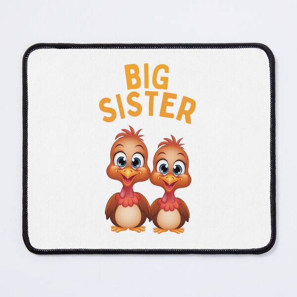 Item preview, Twin Baby Announcement, Big Sister,  Mother of Twins, Fall Mom Twins designed and sold by KolorellaS.