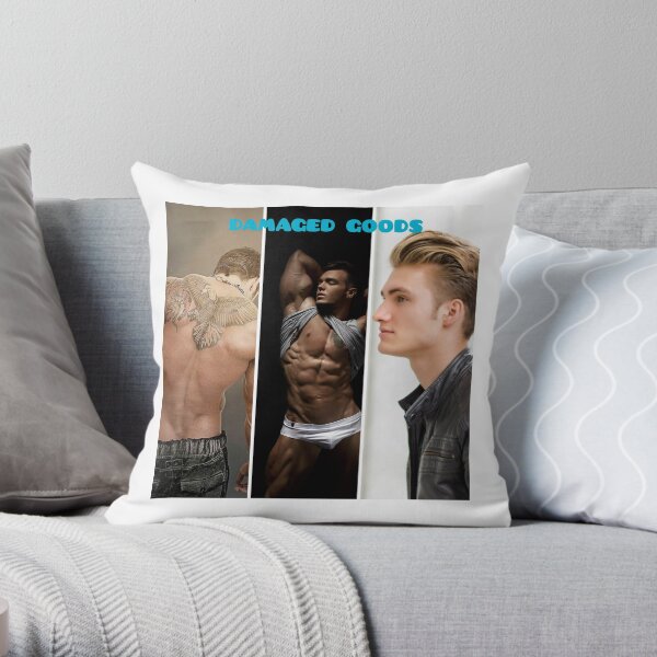 Damaged Goods/Jax and Dare Throw Pillow