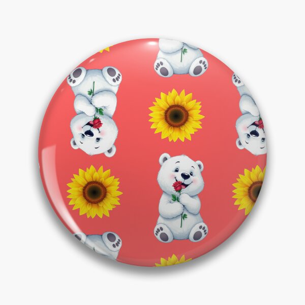 Item preview, Bears and Sunflowers Pattern  designed and sold by Grang Art Artistic Designs.