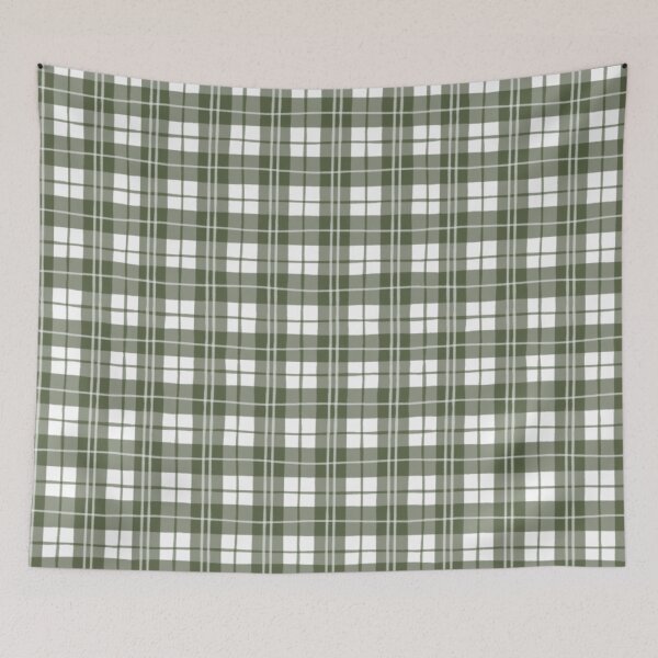 Item preview, Green Plaid pattern  designed and sold by Passtheheartart.