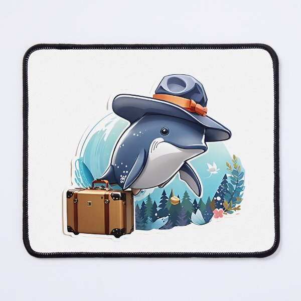 Item preview, Traveling Whale designed and sold by FluffyPeels.