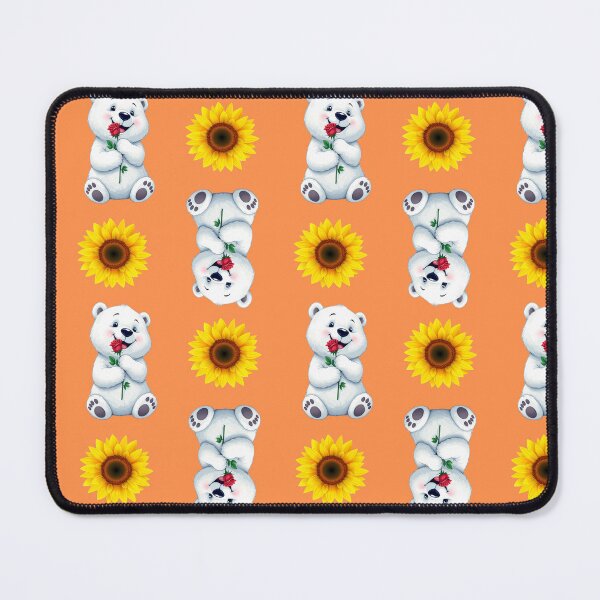 Item preview, Bears and Sunflowers Pattern designed and sold by Grang Art Artistic Designs.