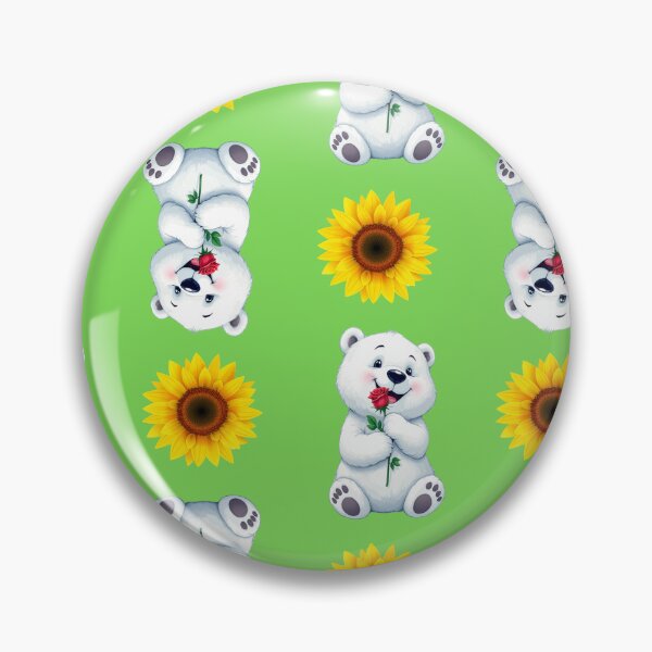 Item preview, Bears and Sunflowers Pattern designed and sold by Grang Art Artistic Designs.