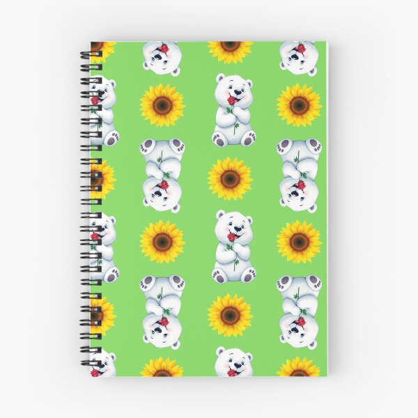 Item preview, Bears and Sunflowers Pattern designed and sold by Grang Art Artistic Designs.