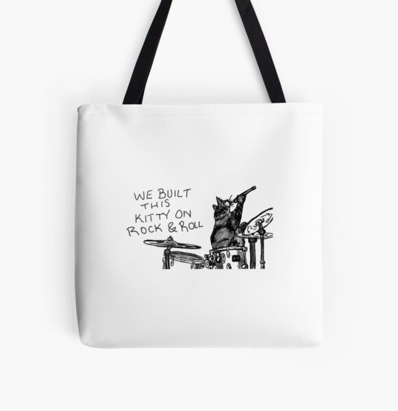 Vista previa del artículo con la obra «Construimos este gatito (sobre el rock and roll)», diseñado y vendido por Felt Cute Handcrafts.