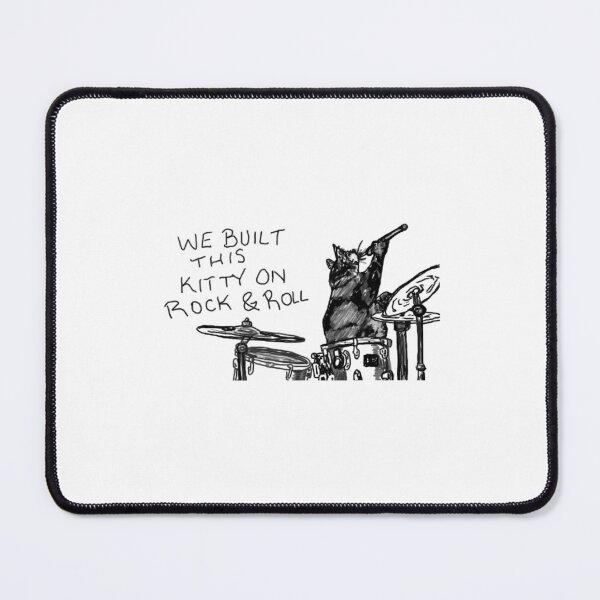 Item preview, We Built This Kitty (on Rock and Roll) designed and sold by Felt Cute Handcrafts.