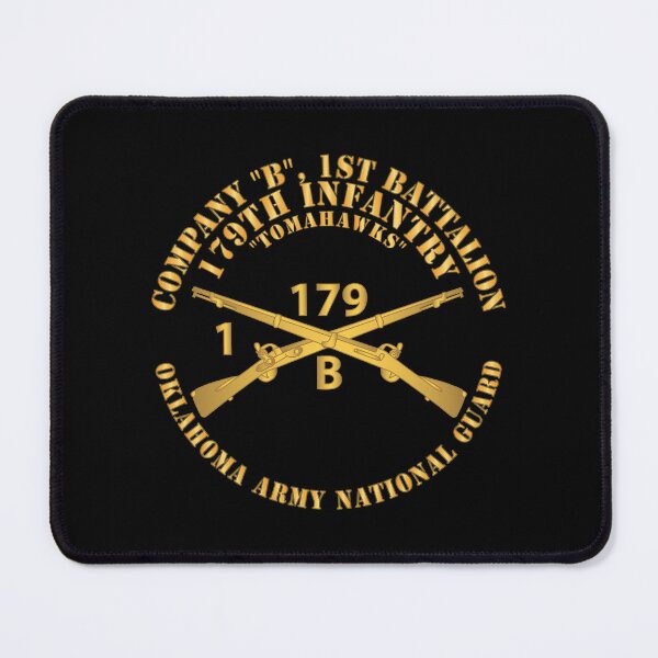 Item preview, Company B, 1st Bn, 179th Infantry - OKARNG - Inf Branch X 300 designed and sold by Military Insignia Products.