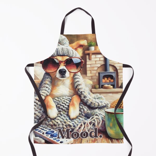 Item preview, Cozy Dog Chill Mode - Lazy Day Vibes designed and sold by gleefulme.