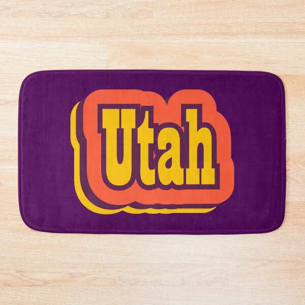 Artikelvorschau, Retro-Typografie des Staates Utah entworfen und verkauft von ArtNoveltee.