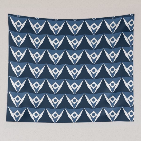 Item preview, Serene Blue Triangles designed and sold by Mohamad95690.