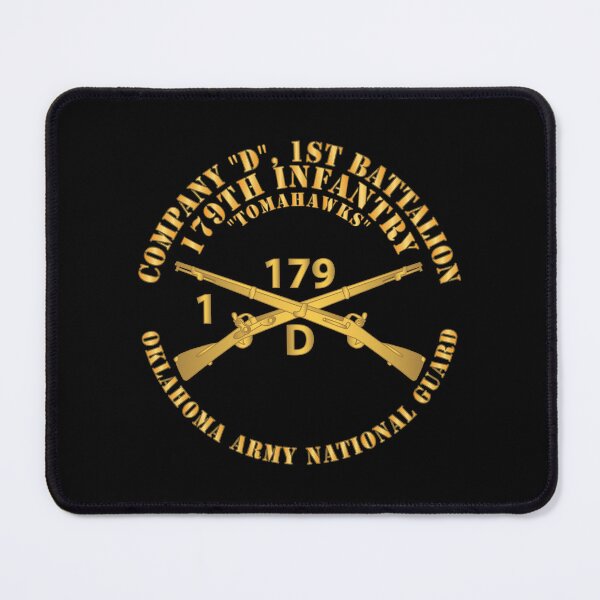 Item preview, Company D, 1st Bn, 179th Infantry - OKARNG - Inf Branch X 300 designed and sold by Military Insignia Products.