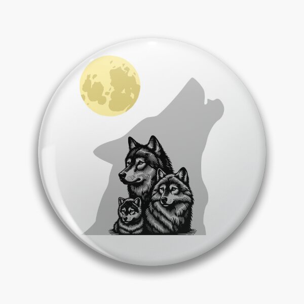 Item preview, Wolves howling  designed and sold by Dougall5150.