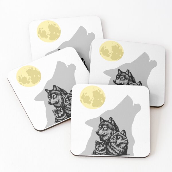 Item preview, Wolves howling  designed and sold by Dougall5150.