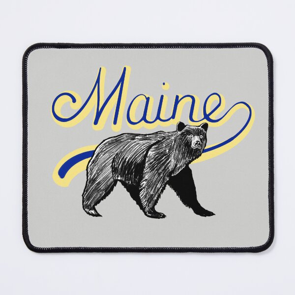 Item preview, Maine Black Bear Dark Blue and Yellow designed and sold by Jeb Knight.