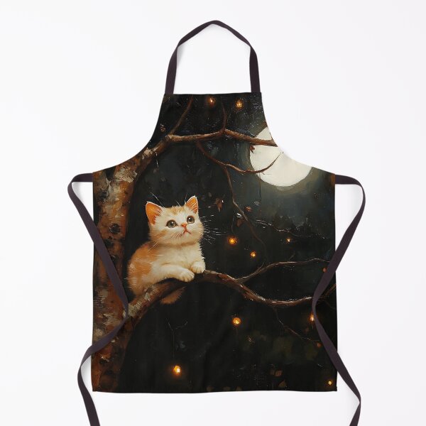 Item preview, Moonlit Kitten in the Enchanted Tree designed and sold by keomany.
