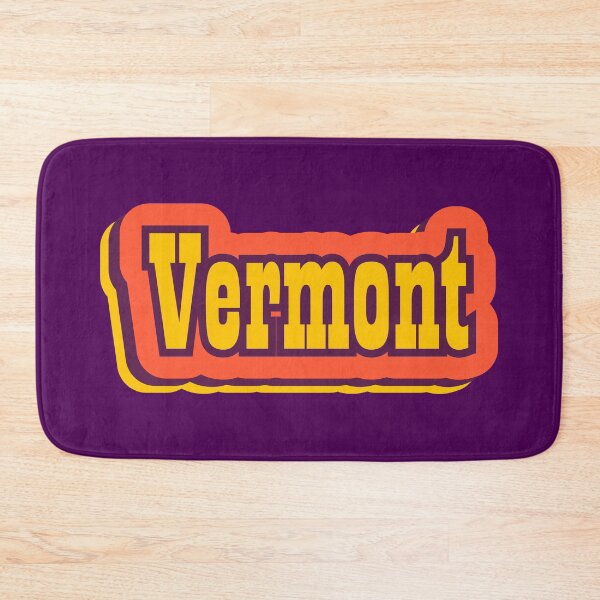 Item preview, Vermont State of America Retro Typography designed and sold by ArtNoveltee.