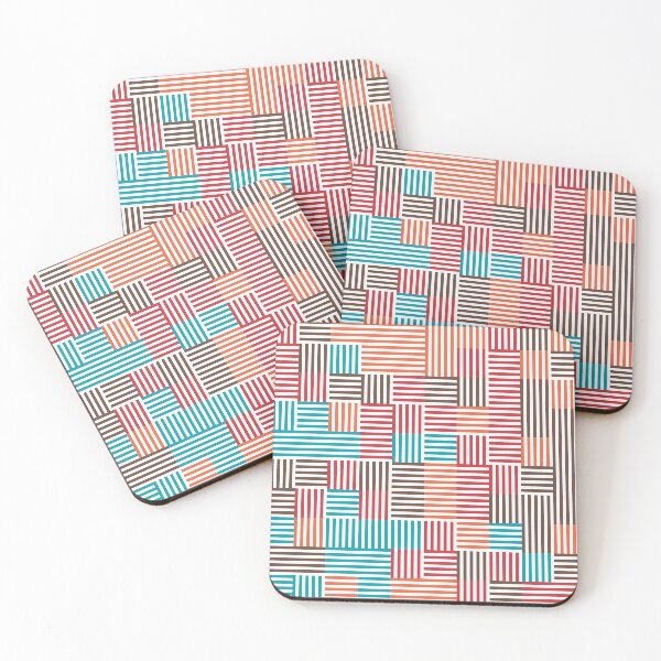Item preview, high density abstract stripe pattern designed and sold by CYartist-design.