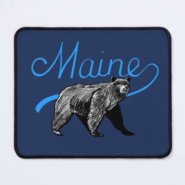 Item preview, Maine Black Bear Light Blue designed and sold by Jeb Knight.