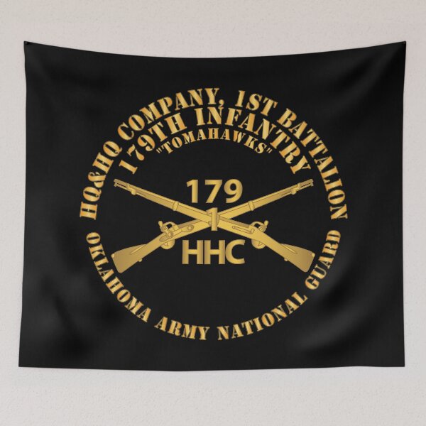 Item preview, HHC Company, 1st Bn, 179th Infantry - OKARNG - Inf Branch X 300 designed and sold by Military Insignia Products.