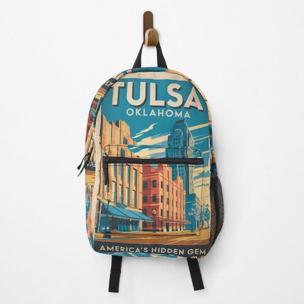 Item preview, Tulsa Vintage Travel Poster designed and sold by TravelerRat.