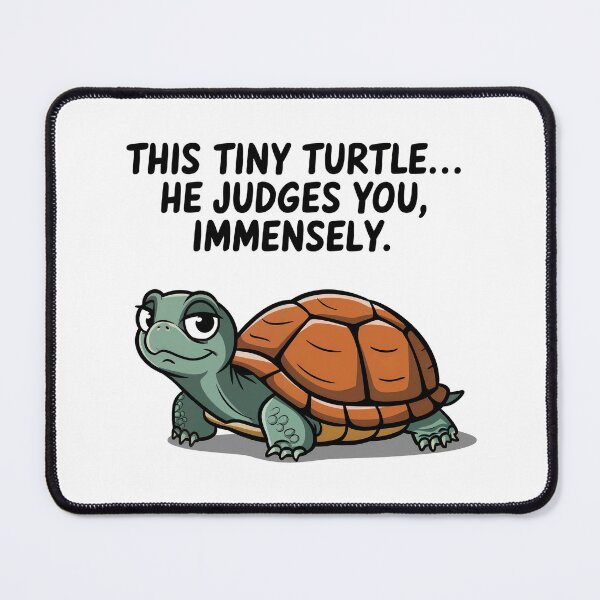 Item preview, Funny Turtle Cartoon Illustration designed and sold by TrPatternLab.