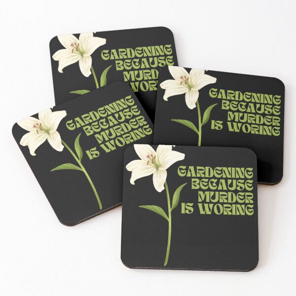 Item preview, Gardeners Gardening because murder is wrong designed and sold by GartenIdeen.