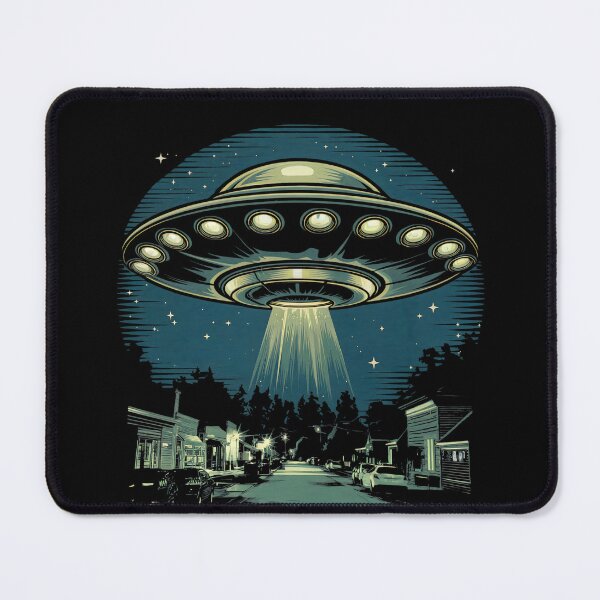 Item preview, UFOs over the city designed and sold by GGZebra.
