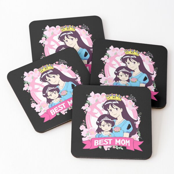 Item preview, The best mom in the world. Anime style. Mom with her daughter. designed and sold by DONandEK.