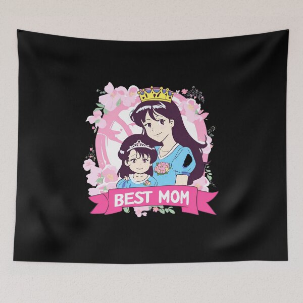 Item preview, The best mom in the world. Anime style. Mom with her daughter. designed and sold by DONandEK.
