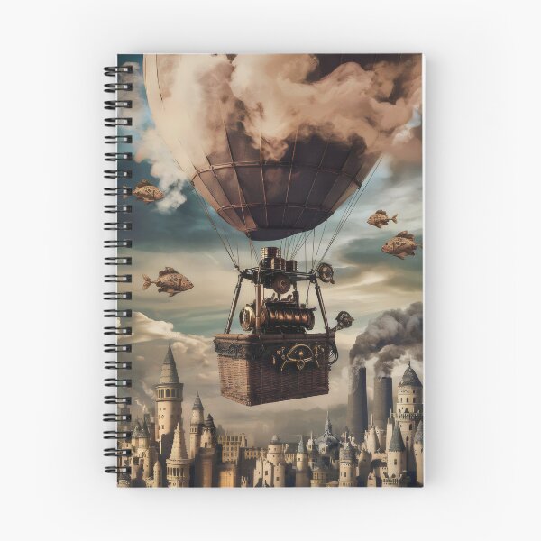 Item preview, Balloon over the city. designed and sold by MyHappyArtShop.