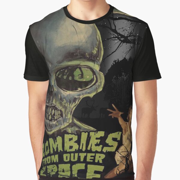 Zombie Undead Walking Dead Goth Grave Corpse Horror Mens Black T Shirt Sm 3XL