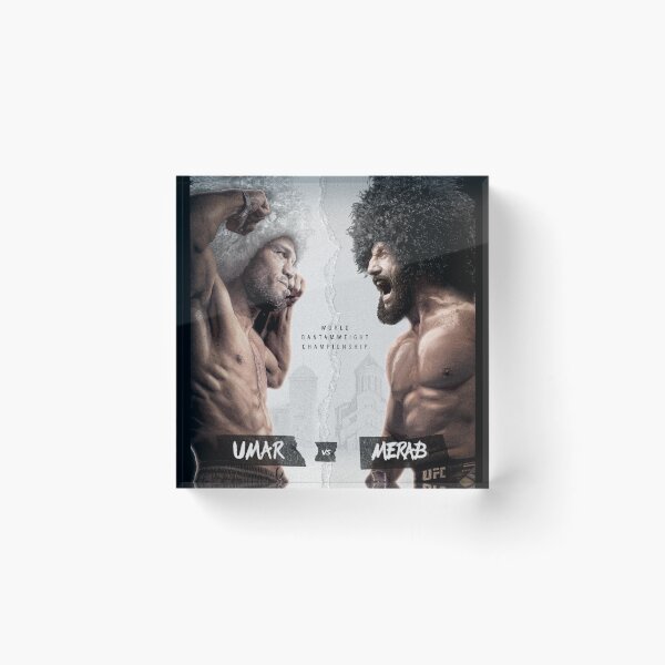 Item preview, UFC Fight Poster: Umar vs Merab designed and sold by pfp-visual.