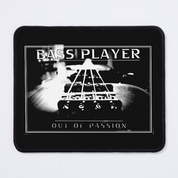 Item preview, Bass Player out of Passion - Bassist / Bass Guitar Design (White print) designed and sold by aurielphoenix.
